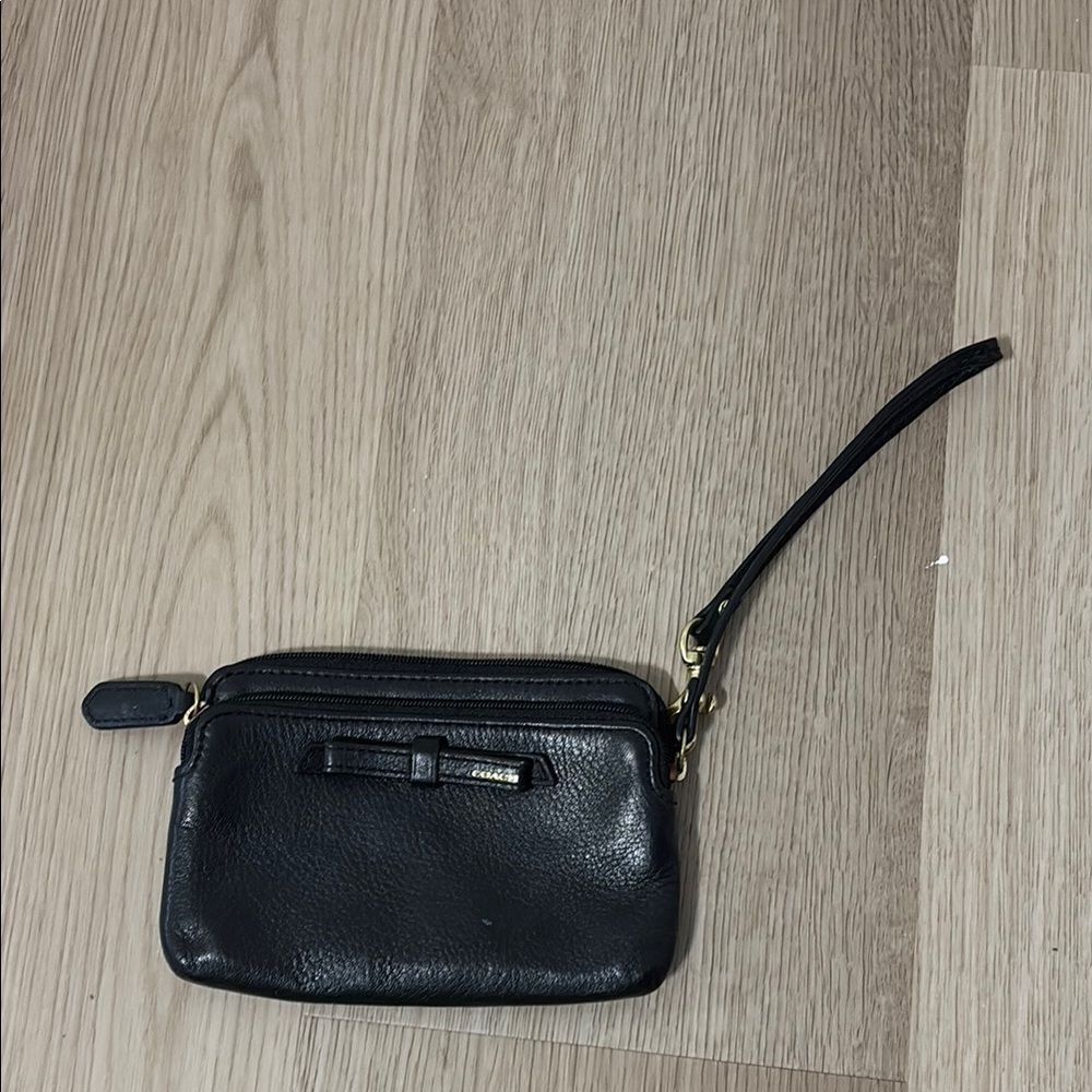 Coach Leather Wristlet
